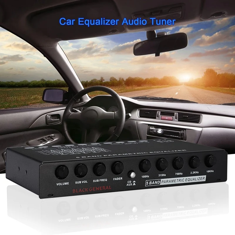 Car Audio Equalizer, Adjustable EQ Car 