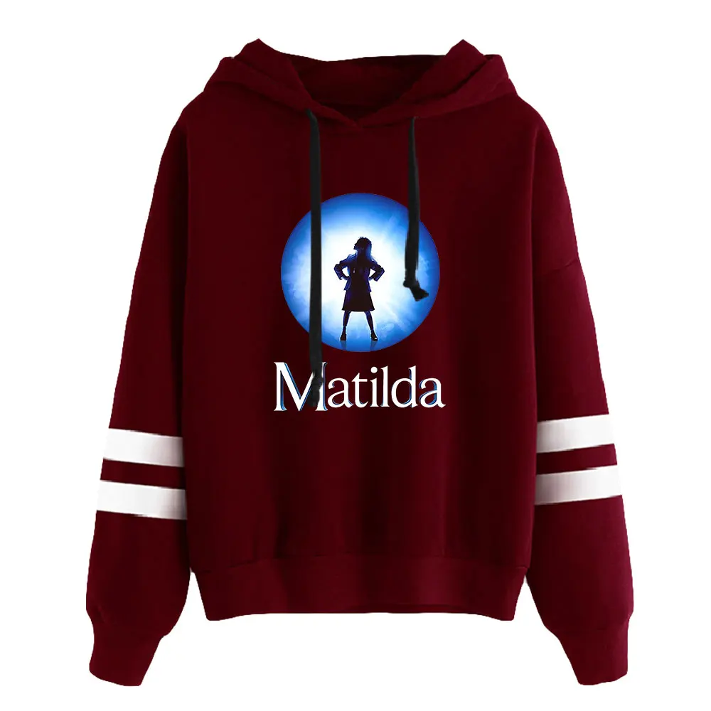

Fashion Roald Dahl's Matilda the Musical Movie Pocketless Parallel Bars Sleeve Sweatshirt Men Women's Hoodie Clothes For Unisex