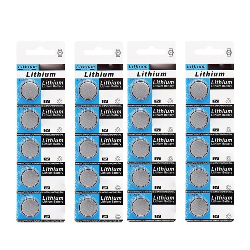 

CR2032 150mAh Button Cell Battery 3V Long lasting Lithium Battery Set for Electronic Remote Control Devices Drop Ship