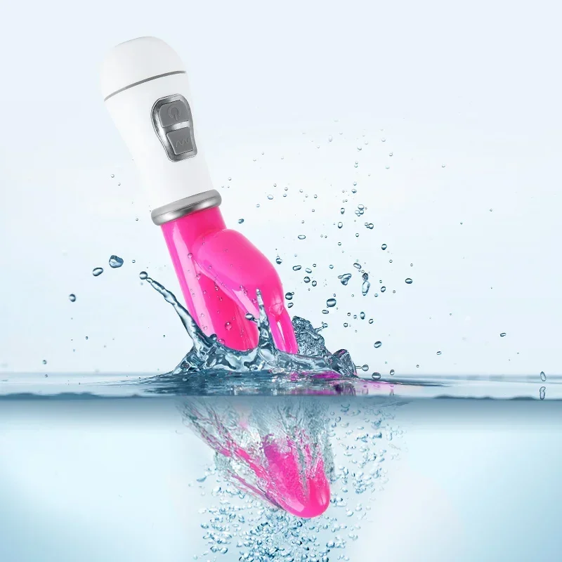 Rabbit Vibrator für Frauen, leistungsstarker G-Punkt-Klitoris-Stimulator, vibrierendes, geräuschloses Sexspielzeug für Erwachsene für weibliche Masturbatoren Shop_voghion.com