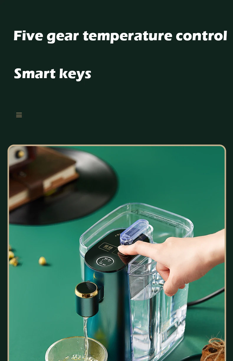 Description Picture 2 of itemDesktop Instant Automatic Multi-Speed Fast Hot Warm Electric Heater Water Dispenser Water Bottle Barreled Gallon Pump 220V