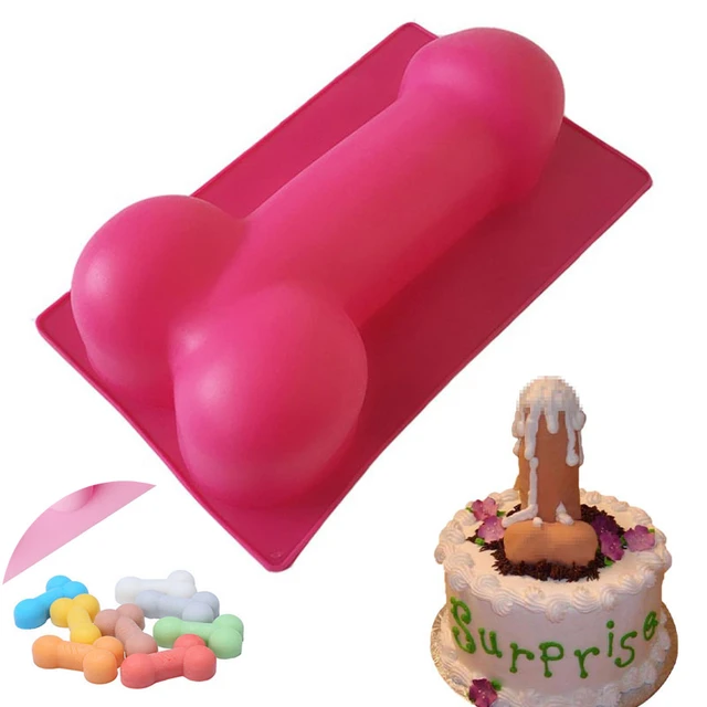 Baking Tools Penis Cake Mold  3d Silicone Cake Mold Penis - 3d Creative  Shaped Cake - Aliexpress