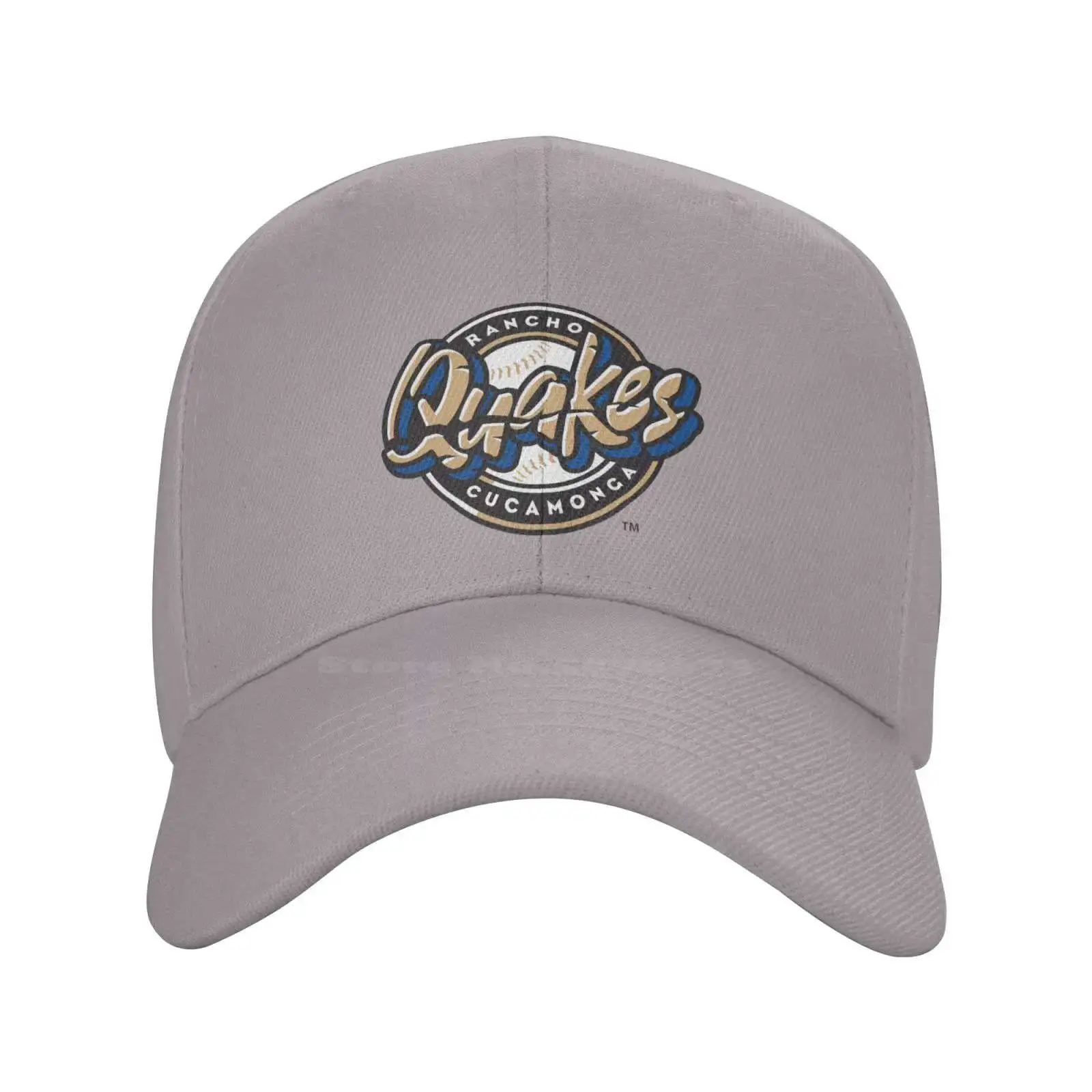 

Rancho Cucamonga Quakes Logo Fashion quality Denim cap Knitted hat Baseball cap