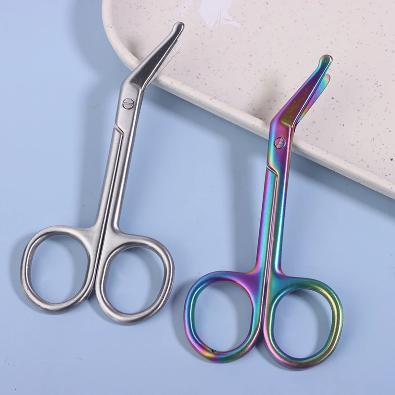 Bestseller 11CM Edelstahl-Gazeschere Verbandschere Chirurgische Schere Haushalt-Gipsschere Krankenschwester-Schere – Detail 2