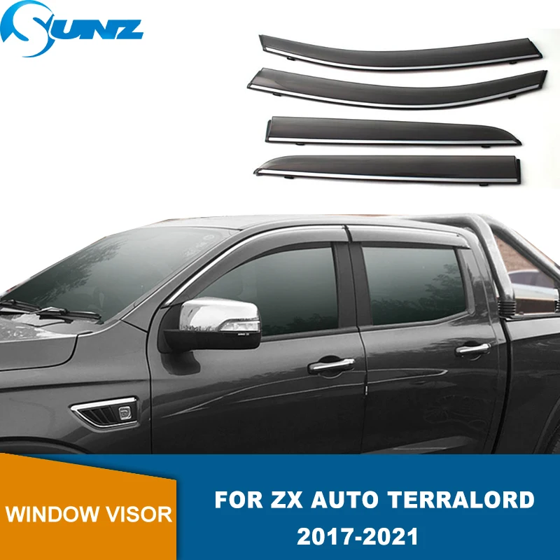 

Дефлектор боковых окон для ZX Auto Terralord 2017 2018 2019 2020 2021, дефлектор окон, защита от дождя, козырек, навесы, укрытия от солнца