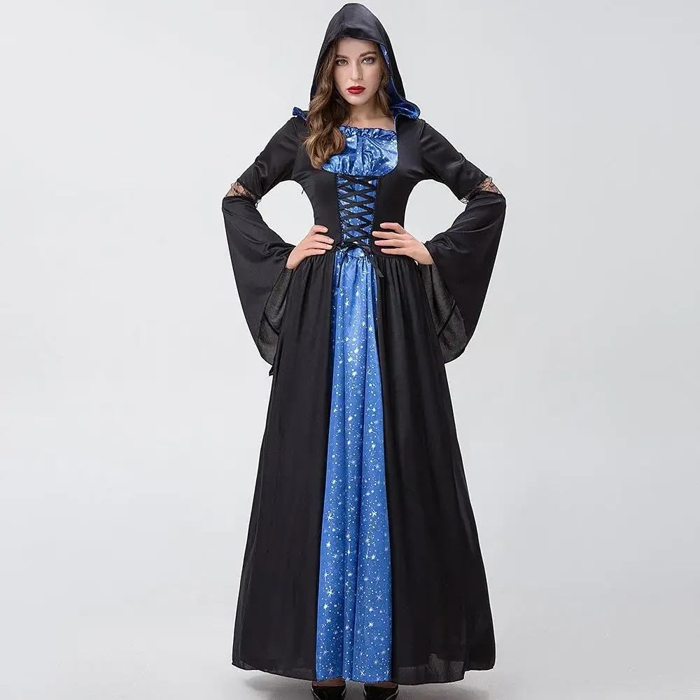 

Halloween Cosplay Vampire Death Robe Dress Women Costume