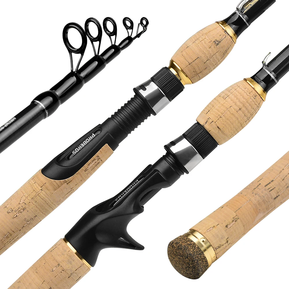 5레이어 대형 방수 낚싯대 가방, 접이식 낚시 기어 가방, 폴 케이스, 35개 낚시대 보관 가능, 130cm 8 탄소 섬유 스피닝 또는 캐스팅 낚싯대, 담수용 텔레스코픽 ML 패스트 로드, 휴대용 루어 로드, 최대 당김 2kg, 1.8m-2.7m