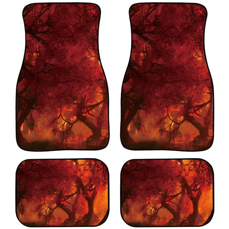 

Retro Interior Style Car Carpet Universal Rubber Waterproof Non-slip Material Car Mats For Bmw E90 Golf 7