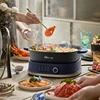 Household detachable hot pot large capacity multi-function split frying and frying electric hotpot electric cooker 3
