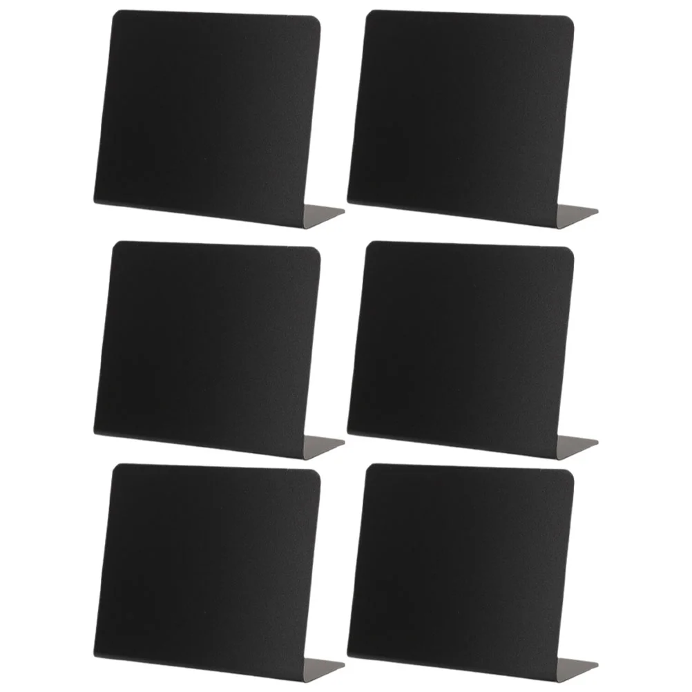 

6Pcs Drawing Signss Multifunctional Chalkboards Desktop Price Boards Message Signss