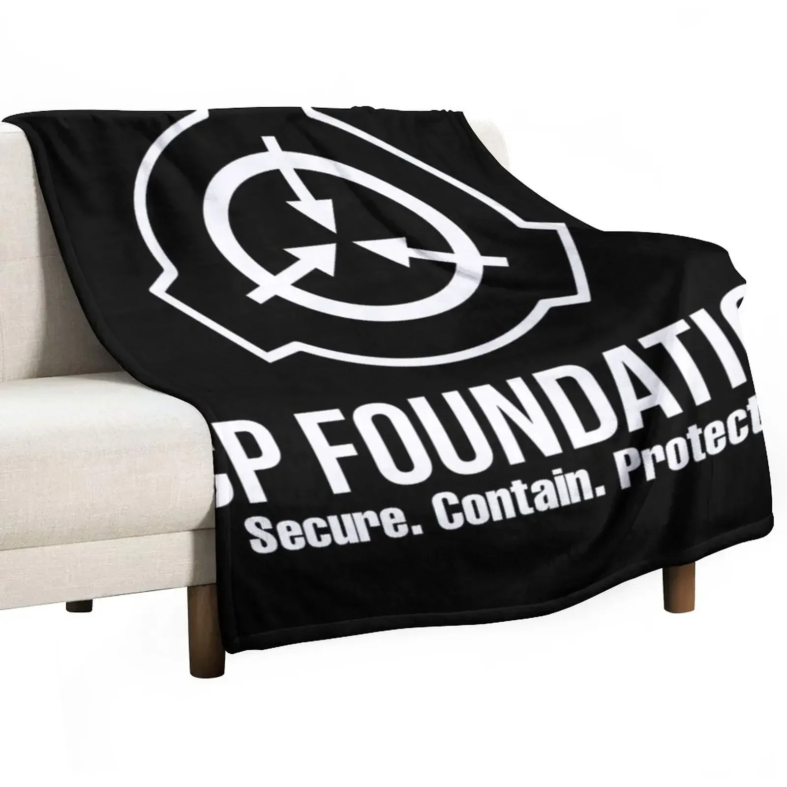 

SCP Foundation Secure Contain Protect Throw Blanket Bed linens Extra Large Throw Blankets