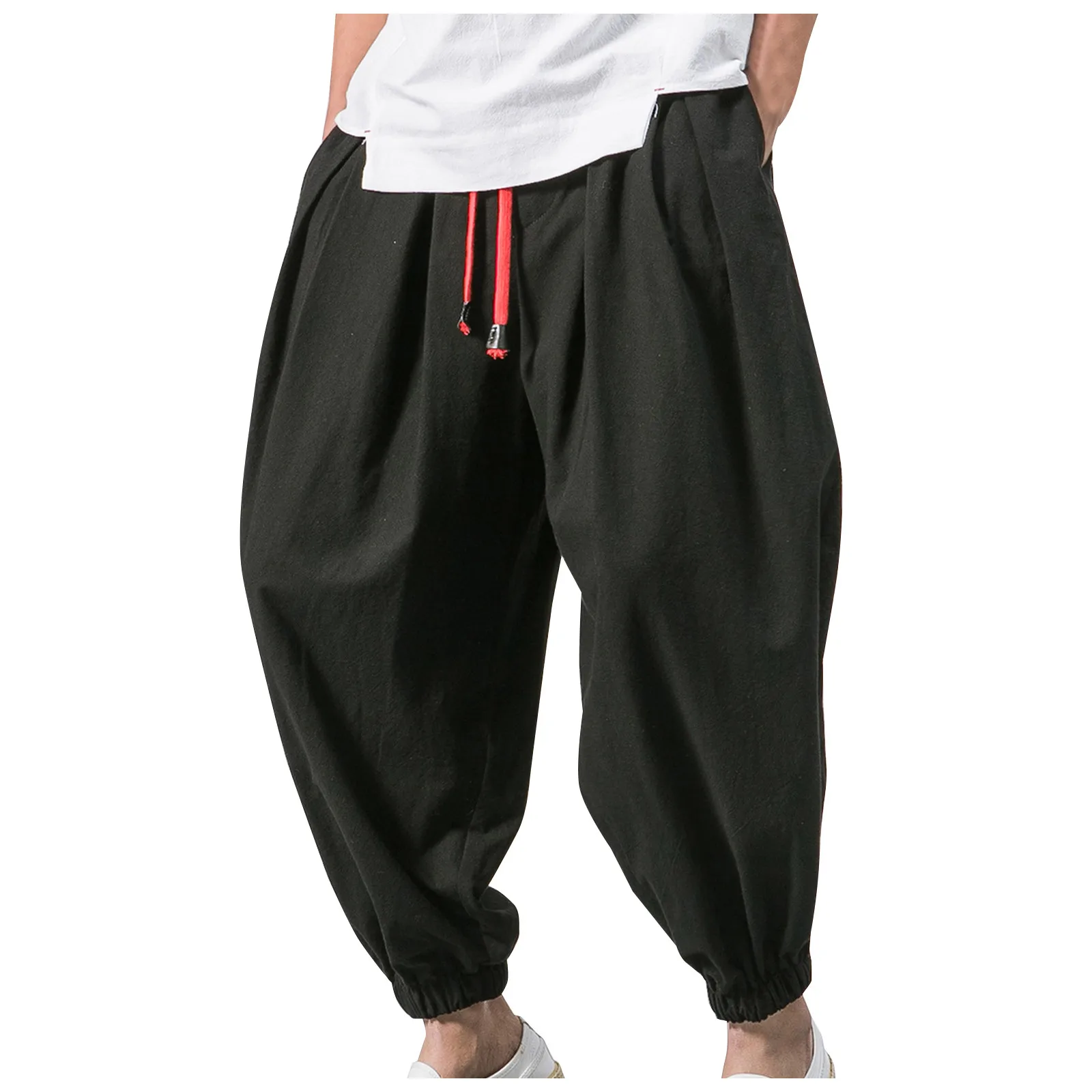 Men’s Oversize Linen Harem Pants 3