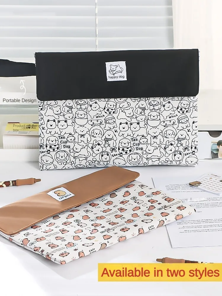 File bag opened to show full storage area