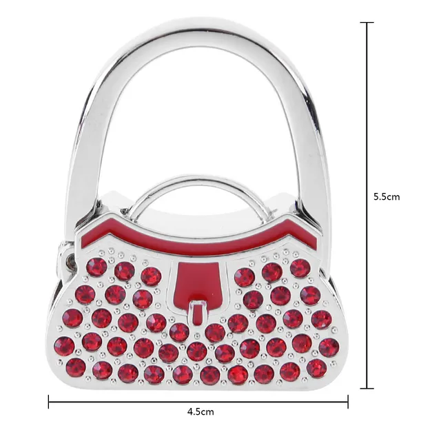 Pénztárca Kézitáska Fogas Horgos Táska Asztali Horog Kristály Strassz Dekoráció - Image 3