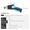 60W Mini Polishing Machine with USB Charging Cable 8500RPM Variable Speed Car Polisher Electric Cleaning Automobile Repair Tool 2