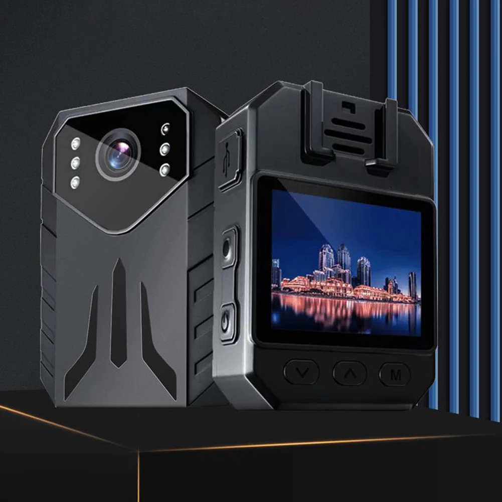 4K HD 1080P Body Cam Night Vision Mini Digital Camera Site Enforcement Recorder Portable Camcorders for Law Enforcement