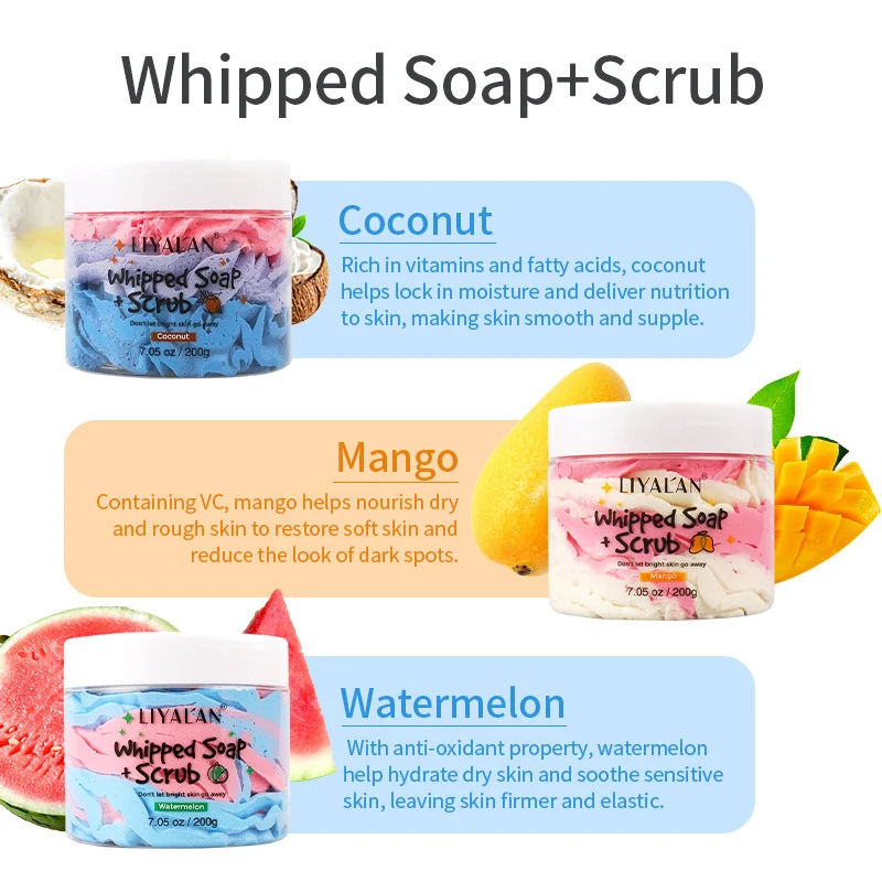 Exfoliante para piel seca coco mango sand&iacute;a