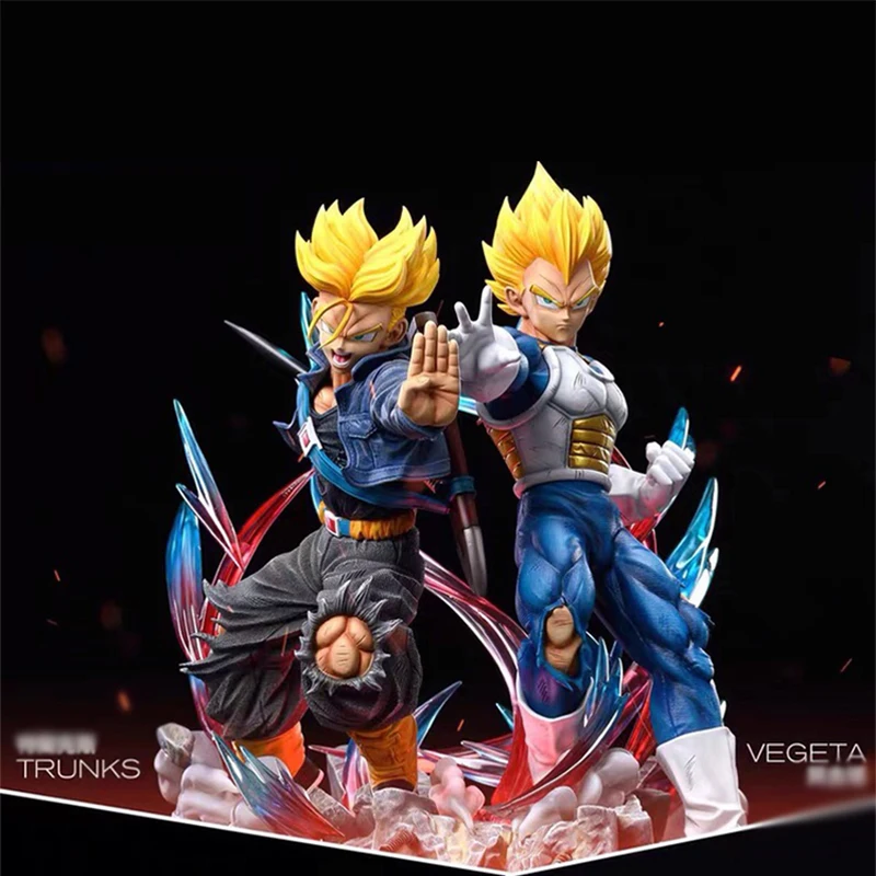 Bola de Dragão Série Perfeita APF Batalha Filho Goku Vegeta Troncos Cenário  Anime Ornamentos Figura