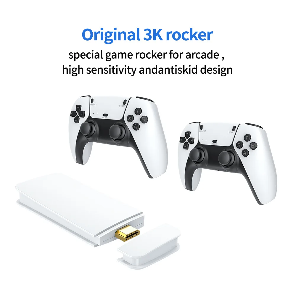 M15 retro game console 64GB 20000+gaming handheld game console wireless version with built-in 20+emulator stick 4K