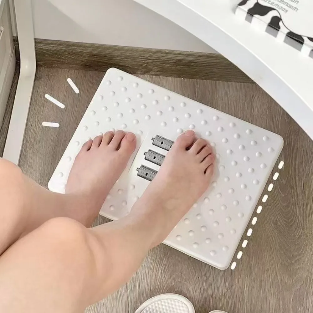 Home/Office Footrest Under Desk Foot Stool Anti-Crossed Legs Semi-Circular Rocking Anti-Slip Massage Roller Footrest