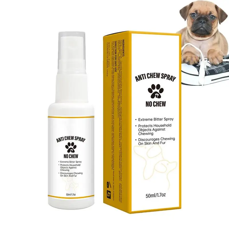 

Pet Anti Chew Spray Prevent Biting Scratching Stop Sofa Chewing Gnawing Corrector Furniture Protect Dog Behavior Training Liquid