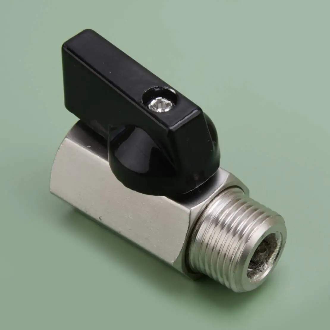 1/4'' Carbon Steel Male To Female Mini Ball Shut-Off Switch Valve