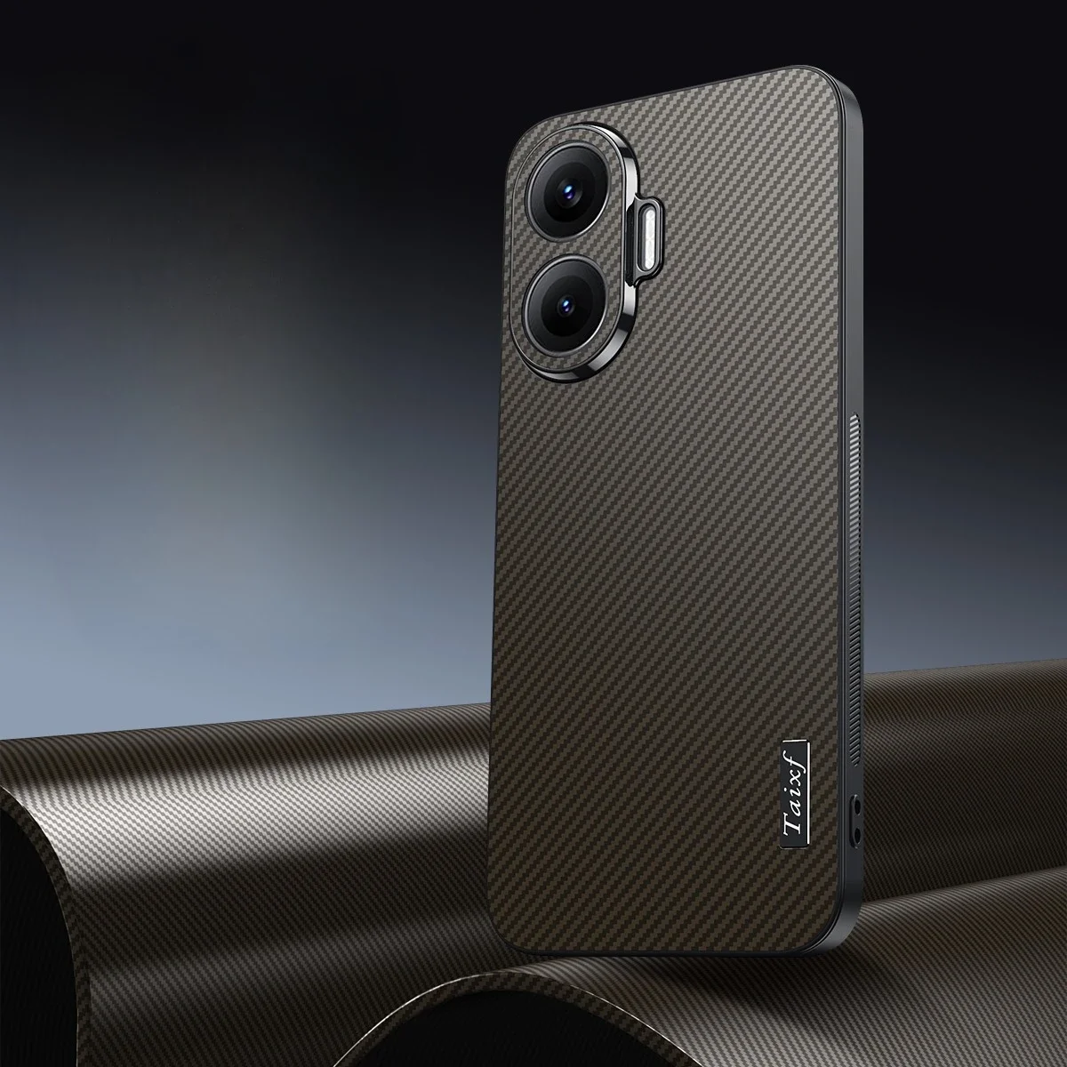 Carbon Fiber Pattern Shockproof Silicone Protection Case