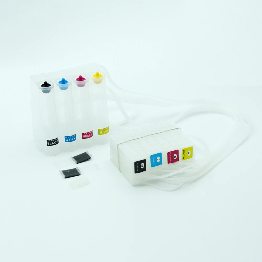SJIC22P 잉크 카트리지 공급 시스템 CISS for Epson TM-C3500 TM-C3520 TM-C3510 C3500 C3520 연속 잉크 공급 시스템 칩 없음
