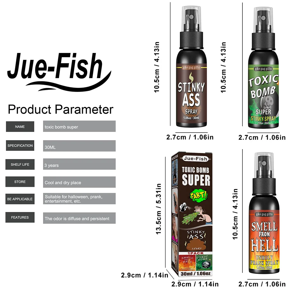 Jue-fish Spray Fart Prank Strong Smell Liquid Ass Fart Spray Effective Liquid  Fart Spray - Explore China Wholesale Stinky Ass Spray Liquid Ass Fart Spray  and Stinky Spray Liquid Fart Spray, Fart