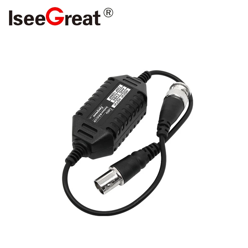 Ground Loop Isolator, Balun Video, Anti-jamming Device, Jamproof for TVI, CVI, AHD, CVBS, BNC, Male to Female CCTV Accessories 2