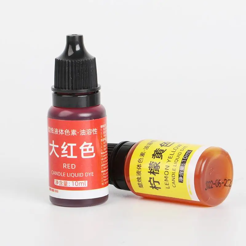 10ml Macarons Candle Dyes Pigment Liquid Colorant Paint Home DIY Candle Mold Soap Coloring Handmade Crafts Resin Colorant