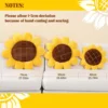 Sunflower Throw Pillow,Flower Shaped Pillows Floor Pillow Seating Cushion,Seating Cushion,Cute Room Decor & Plush Pillow for Bed 2