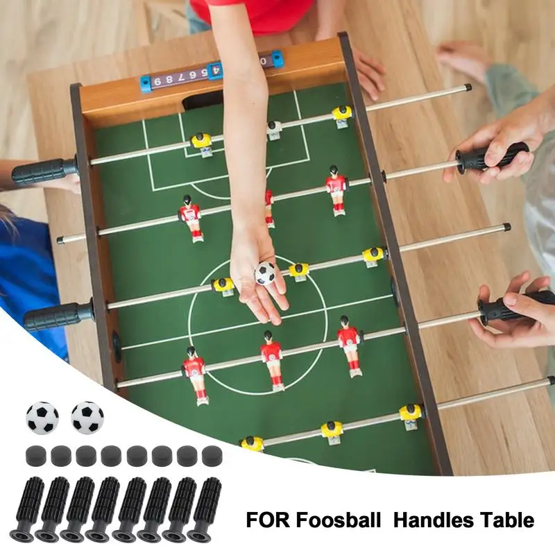 Football Handles 32mm Footballs Toothed Soccer Handles Replacement Parts Outdoor Play Toys Non-Slip Indoor Game Accessories For