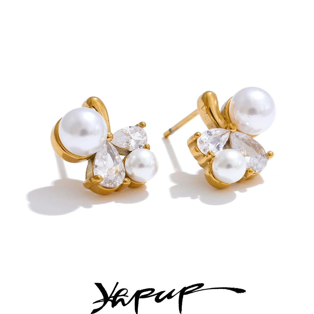 Yhpup Earrings Delicate Stud