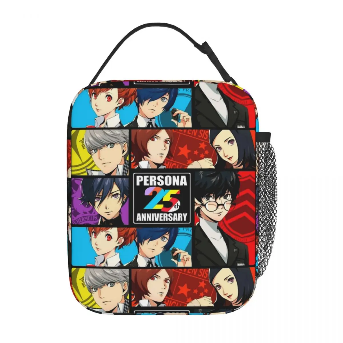 

Persona Anniversary Game Fans Lover Insulated Lunch Bags gamer Food Container Bags Reusable Cooler Thermal Bento Box For Travel