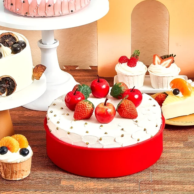 1/2/4pcs Silicone Cake Molds 6 Inch Round Nonstick Cake Panfor Smash Cakes, Layer Cakes, Cheesecake, Chocolate, Rainbow Cakes 4