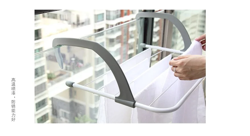 Stendibiancheria Pieghevole Regolabile Durevole Stendibiancheria Multifunzione Telaio Quadrato Con Ganci