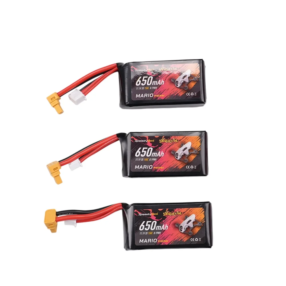 SpeedyBee for FPV  Mario Mini25 3S 150C 650mAh Battery Co-branded New Freestyle Racing DIY Parts thumbnail 6