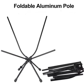 Swivel Detachable Chairs Camping Folding Chair Outdoor Backpacking Lightweight Seat with Carry Bag for Fishing Hiking 5