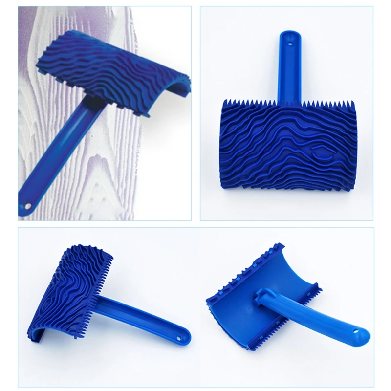 

Wood Graining Painting Tool Imitation Wood Grain Tool Rubber Wood Grain Paint Roller Brush Graining Texture Household Dropship