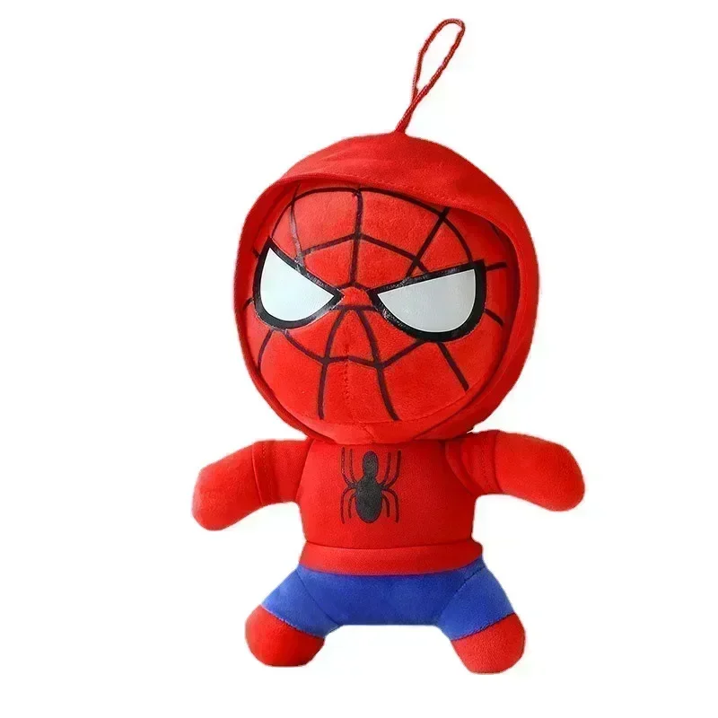 thumbnail image 1 of 2024 23-60cm Spider Man Peluches Figura Sudadera con capucha Spiderman Modelo de dibujos animados Muñecas Película para niños Muñeco de peluche Muñeco de cumpleaños para niños Gif, 1 of 5