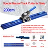 200cm Portable Rock Slab Tile Tile Cutting Knife High Precision Manual Push Knife New Track Cutting Machine 6