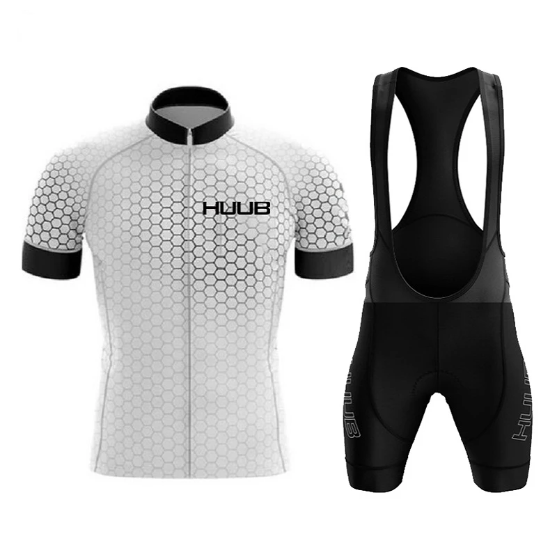 HUUB Raudax Bike Set New Team Bike Clothing Mountain Bike 19D Gel Bib Shorts Men's Cycling Jersey Set Ropa Ciclismo Triathlon