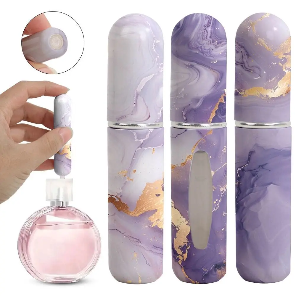 Portable 5ml Mini Perfume Bottle Refillable Leak-proof Empty Cosmetic Containers Perfume Dispensing Bottles Travel