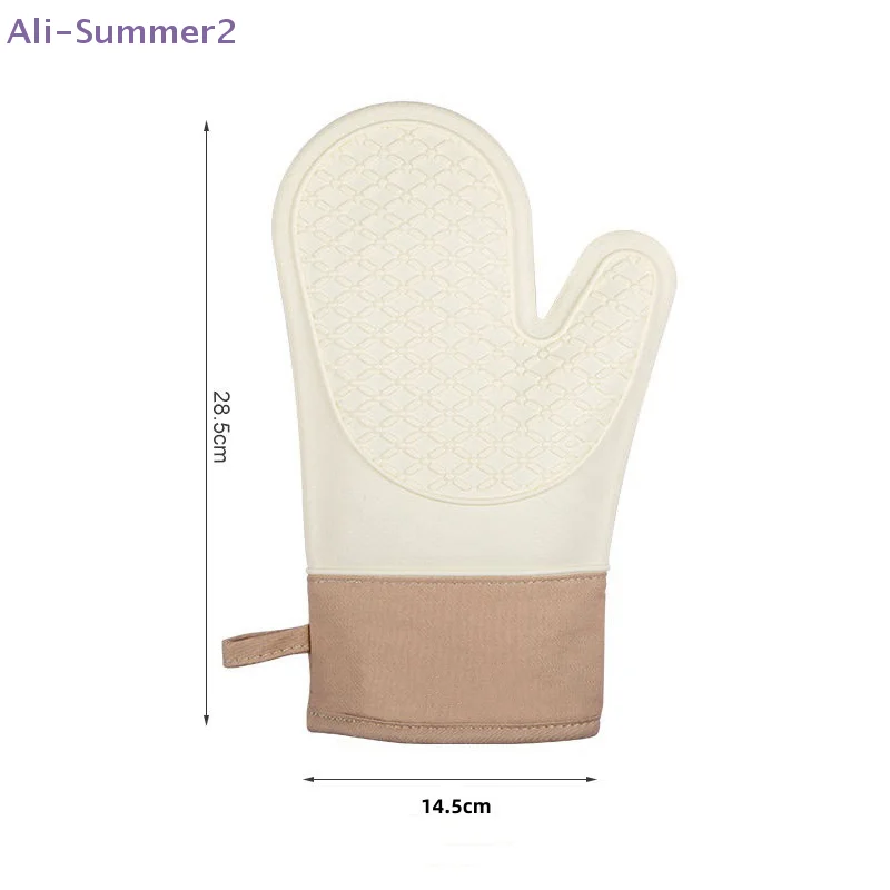 Cute Silicone Insulated Oven Mitt - Heat Resistant Baking Glove
