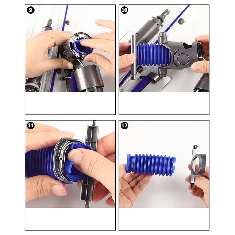 Soft Plush Strips Tube Hose For Dyson Slim V8 Slim Digital Slim V10 V12 Slim V15 Series Vacuum Cleaner Hose Screwdriver Kit