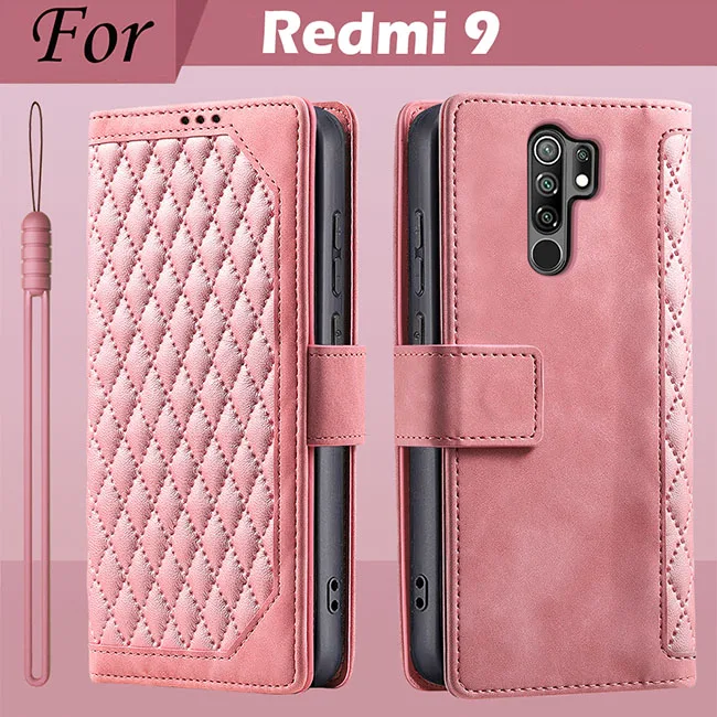 Luxury Magnetic Flip Leather Wallet Stand Case with Card Slots
