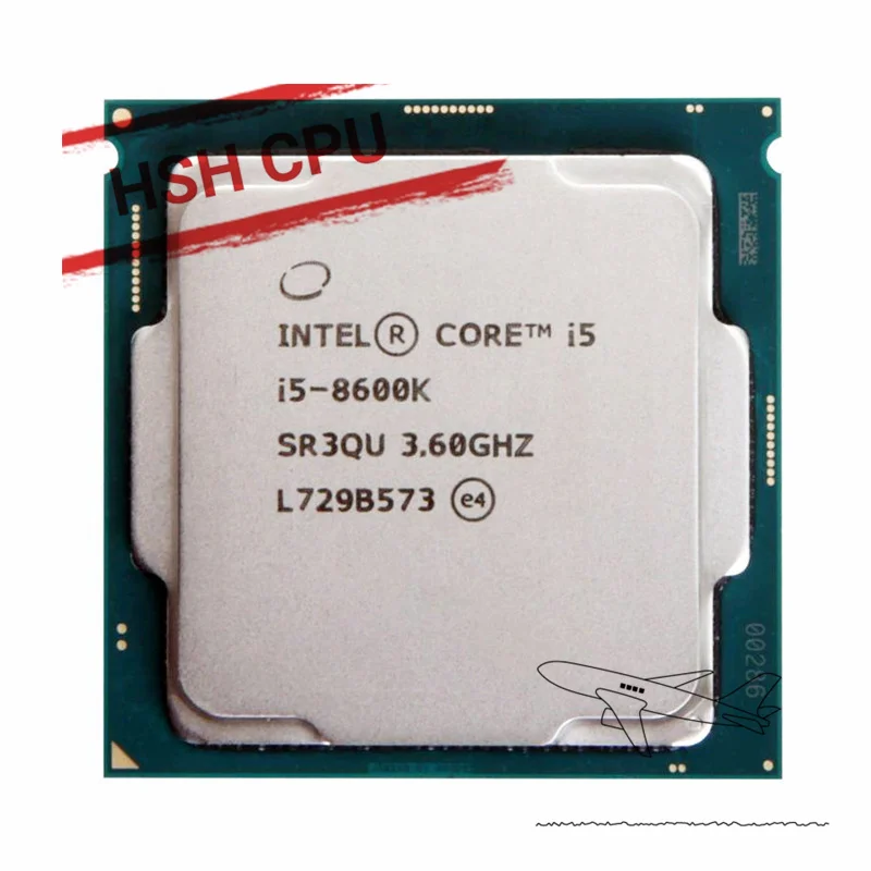 

Intel Core i5-8600K i5 8600K 3.6 GHz Six-Core Six-Thread CPU Processor 9M 91W LGA 1151