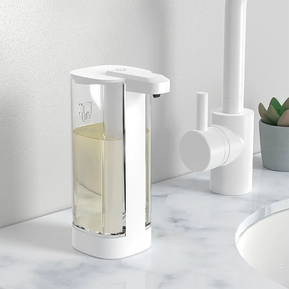 Automatic Soap Dispenser Touchless Electric Soap Dispenser Wall Mount Hands Free Auto Soap Dispenser for Bathroom Kitchen
