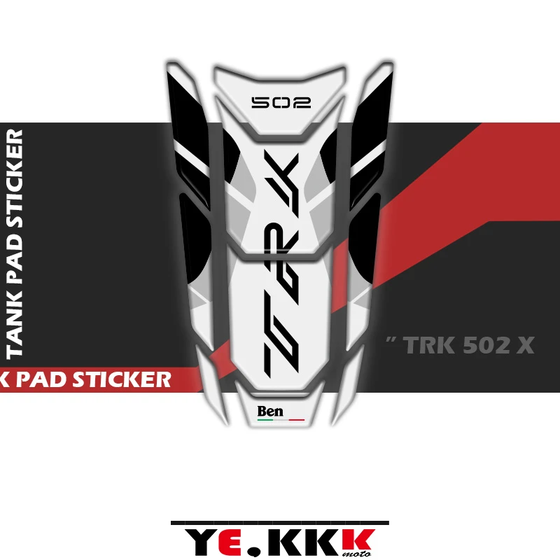 3D Fuel Gas Tank Pad Protector Decal Stickers Full TRK 502 LOGO For
